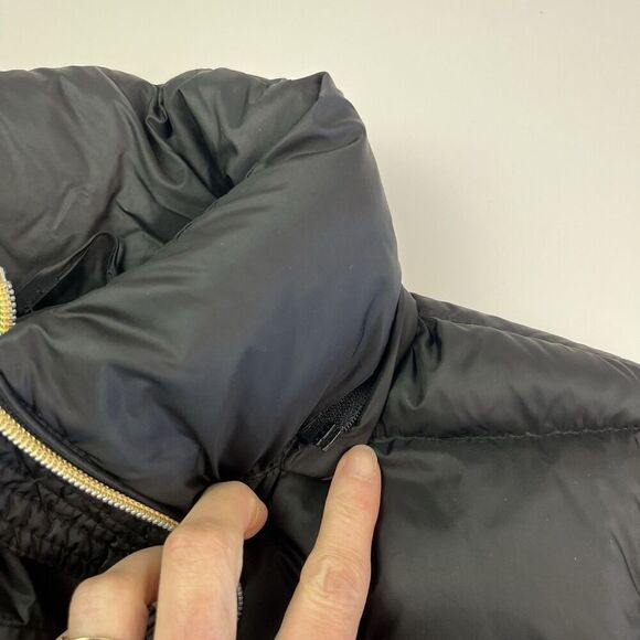 Michael Kors Packable Down Fill Long Coat Puffer Jacket Womens XS Quilted Travel - Picture 4 of 15